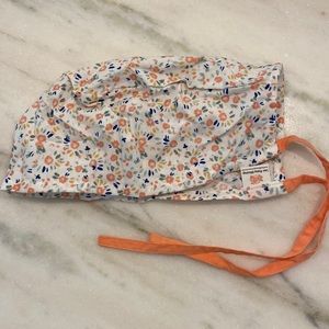 Floral scrub cap